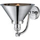 Franklin Restoration Briarcliff LED 8 inch Polished Chrome Sconce Wall Light, Franklin Restoration