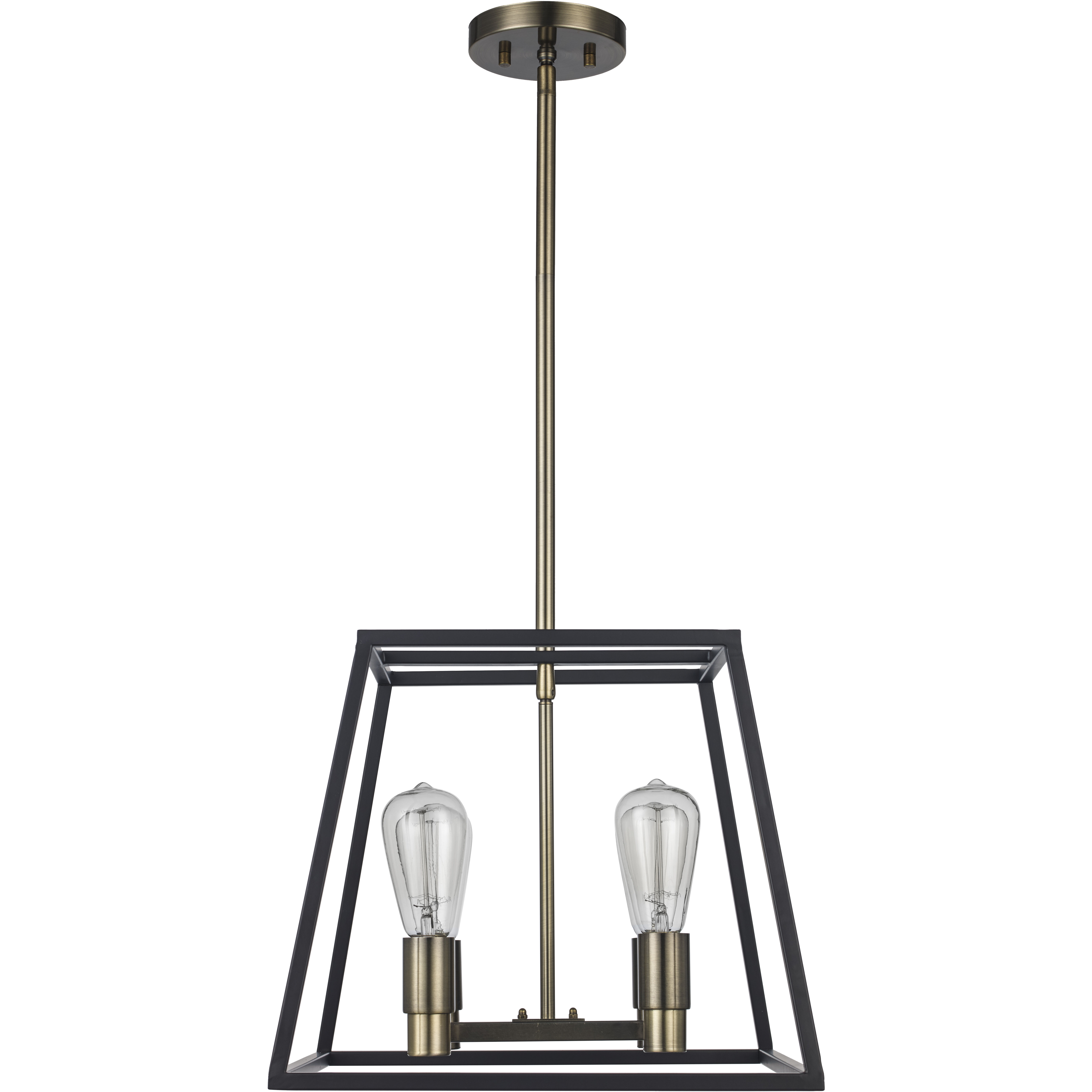 Adams 4 Light 15 inch Rubbed Oil Bronze Pendant Ceiling Light