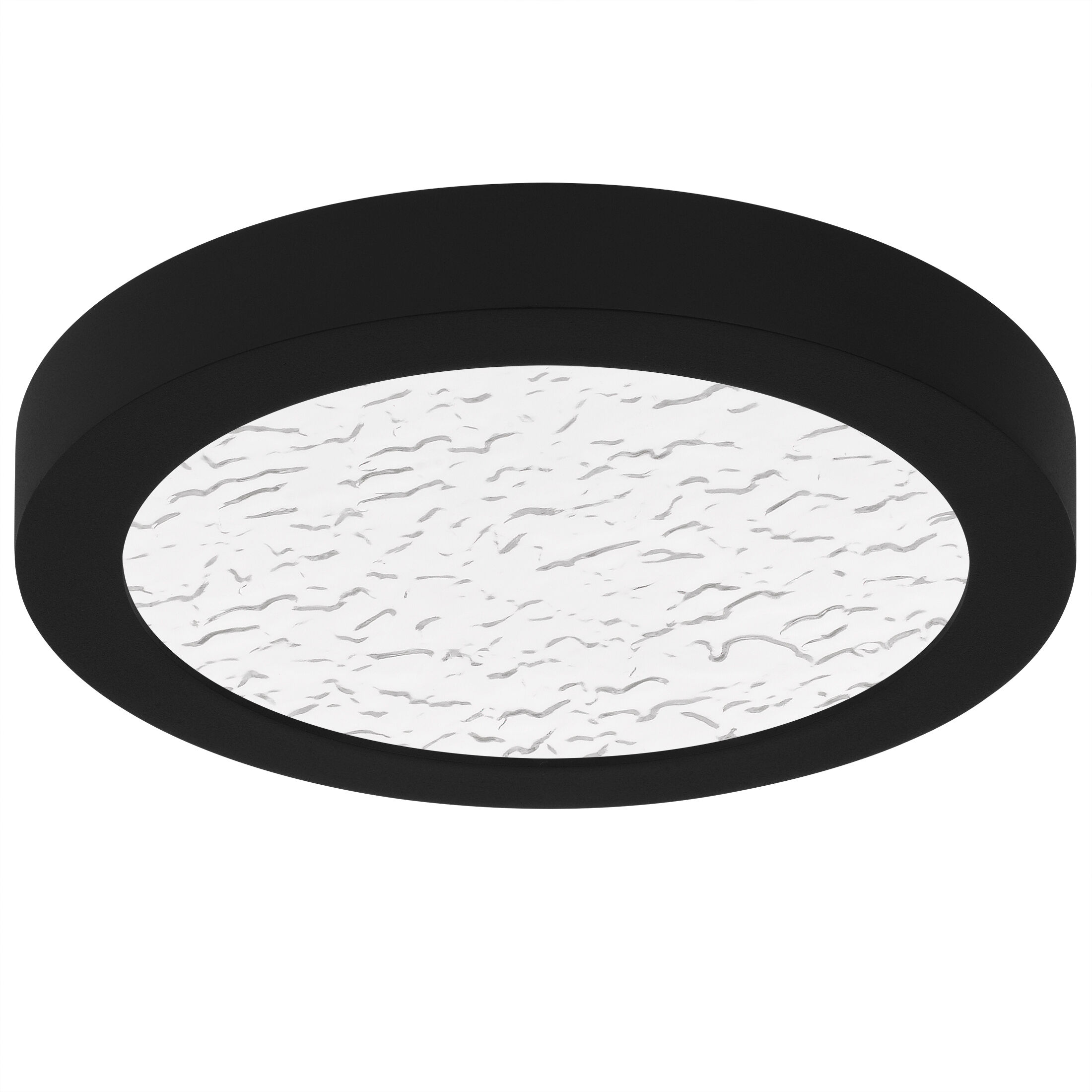 Outskirts LED 7.5 inch Earth Black Flush Mount Ceiling Light, Small