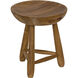 Basel 16.5 inch Clear Coat Semi Gloss Stool