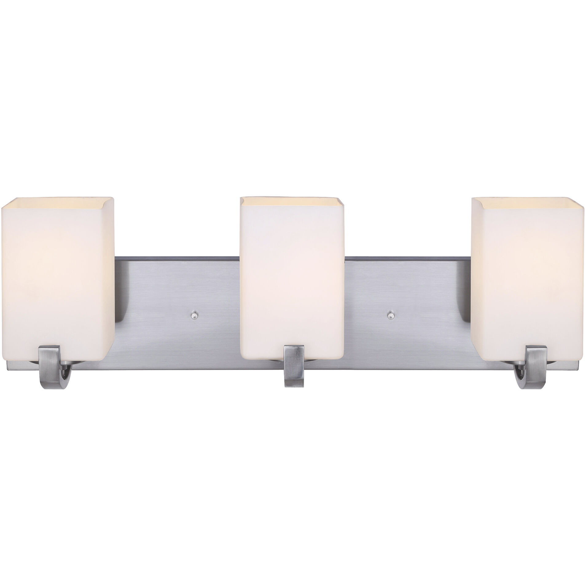 Madison 3 Light 24 inch Brushed Nickel Vanity Light Wall Light