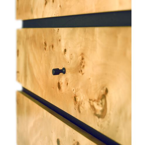 Bromo Natural Burl with Black Chest