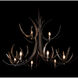 Caribou 9 Light 49.1 inch Dark Smoke Chandelier Ceiling Light