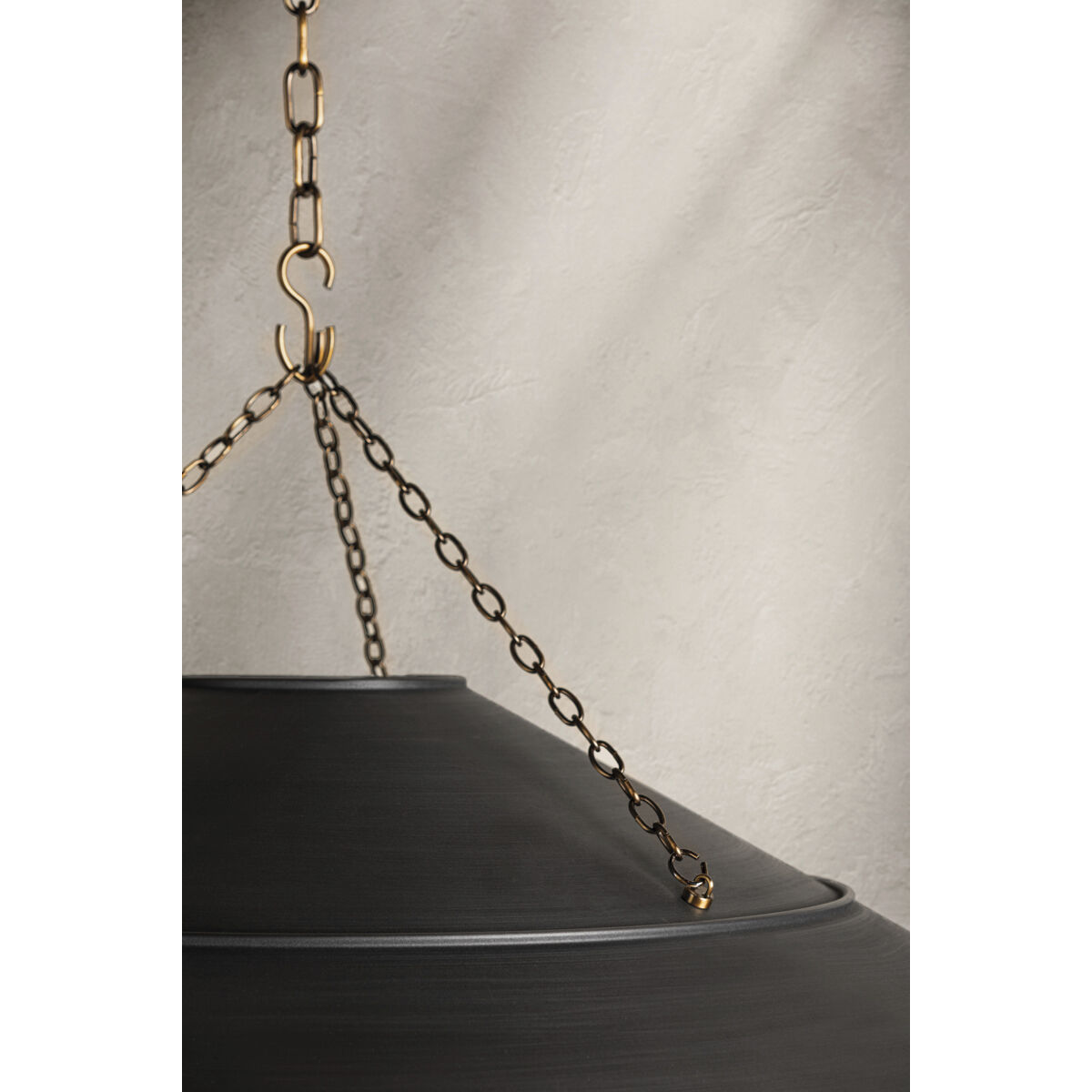 Arcane 1 Light 33.75 inch Patina Brass Pendant Ceiling Light