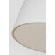 Richard June Hale 3 Light 18 inch Aged Iron Flush Mount Ceiling Light in Standard