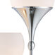 Celestel 31 inch 60.00 watt Chrome Table Lamp Portable Light
