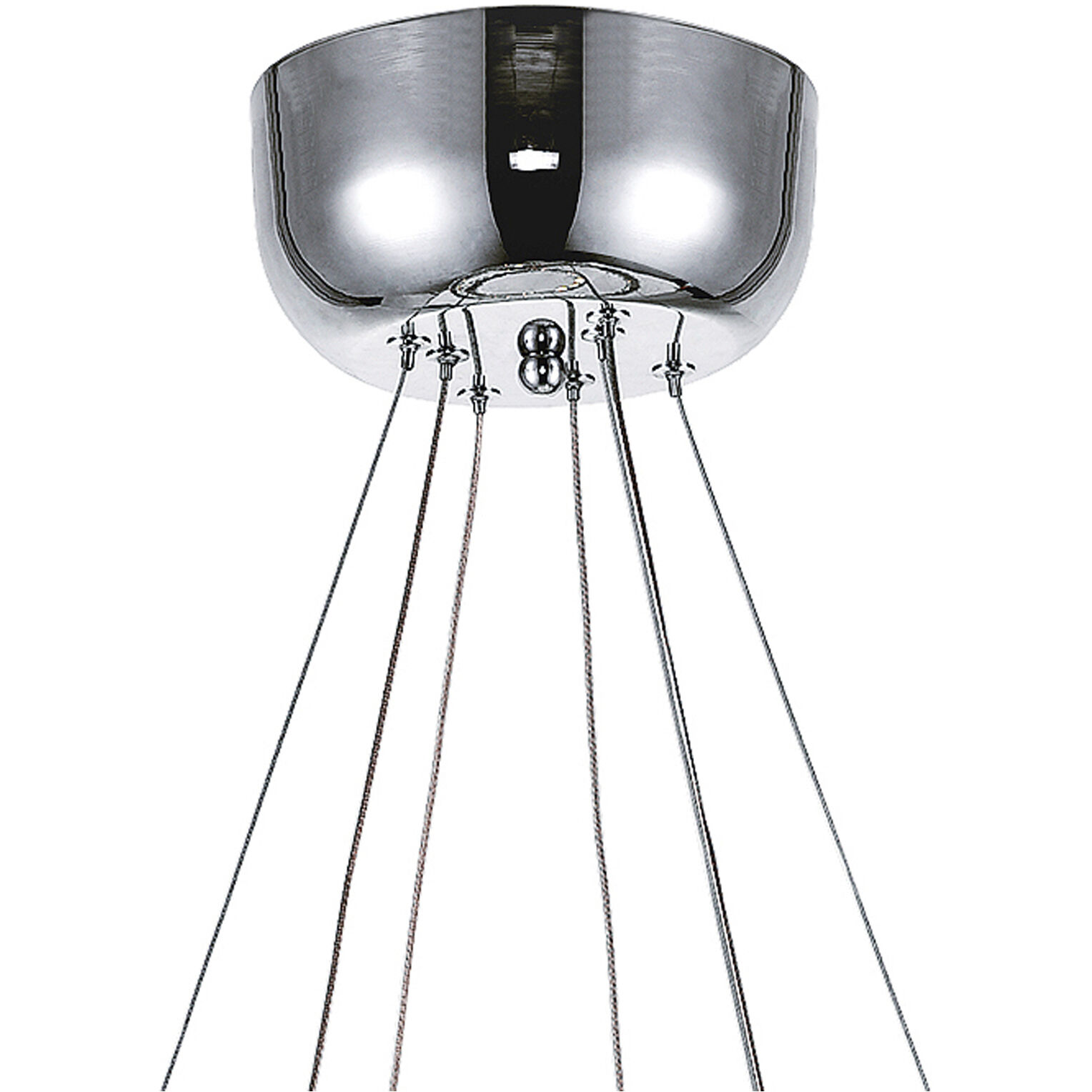 Ring LED 20 inch Chrome Chandelier Ceiling Light