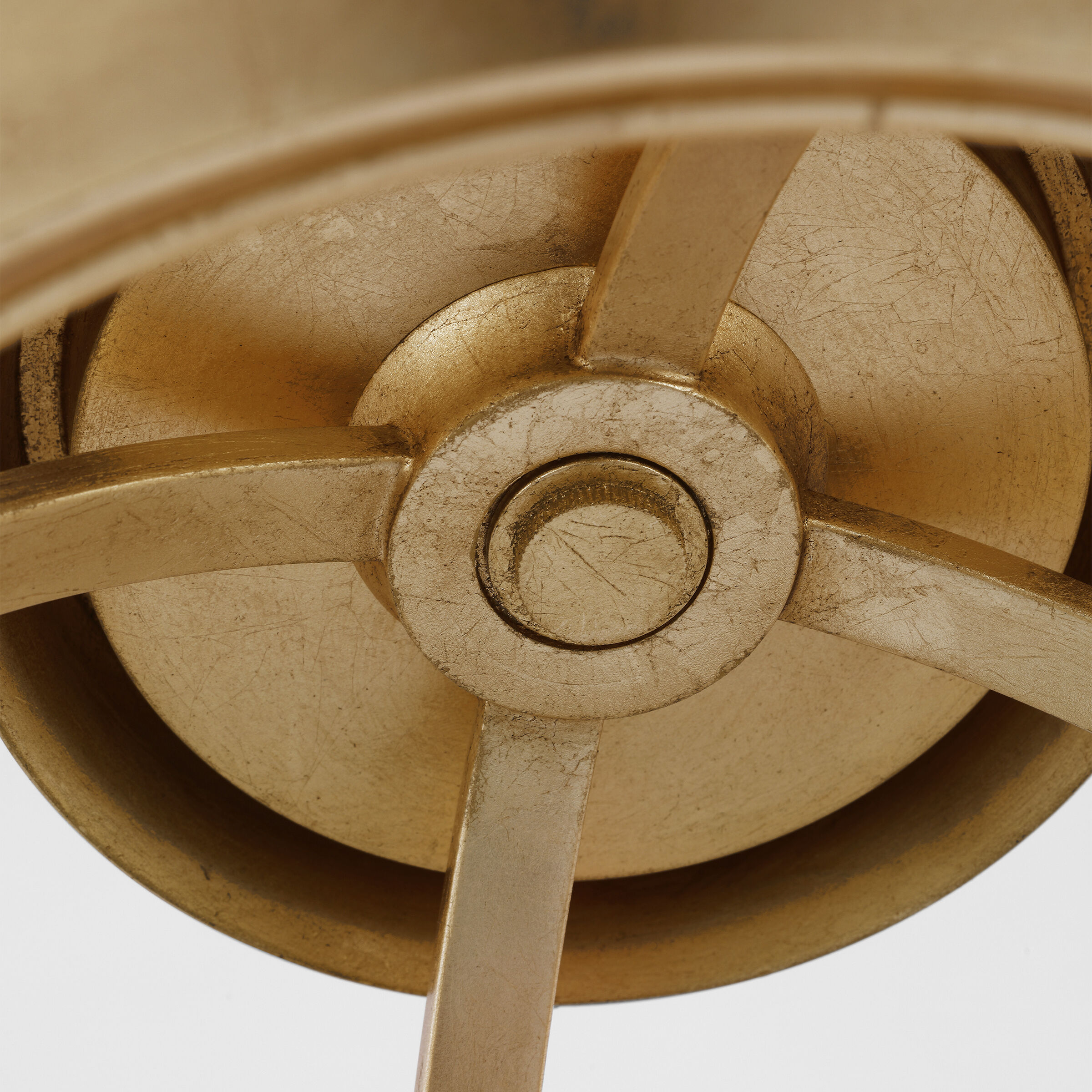 Thomas O'Brien Garland LED 15 inch Gild Dual Lit Ring Semi-Flush Mount Ceiling Light