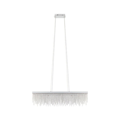 Antelao LED 45 inch Chrome Linear Chandelier Ceiling Light