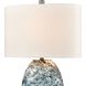 Offshore 22 inch 100 watt Blue Table Lamp Portable Light