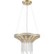 Fantania 4 Light 18 inch Champagne Gold Chandelier Ceiling Light