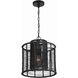 Jayna 1 Light 12.5 inch Matte Black Mini Pendant Ceiling Light