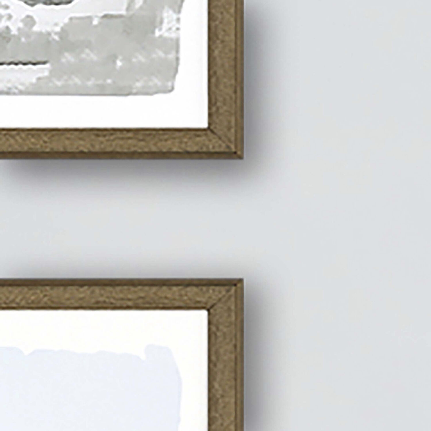 Scenic Multi and Blue and Metallic and Gray Framed Art