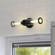 Levitt LED 19.25 inch Black Bathroom Light Wall Light