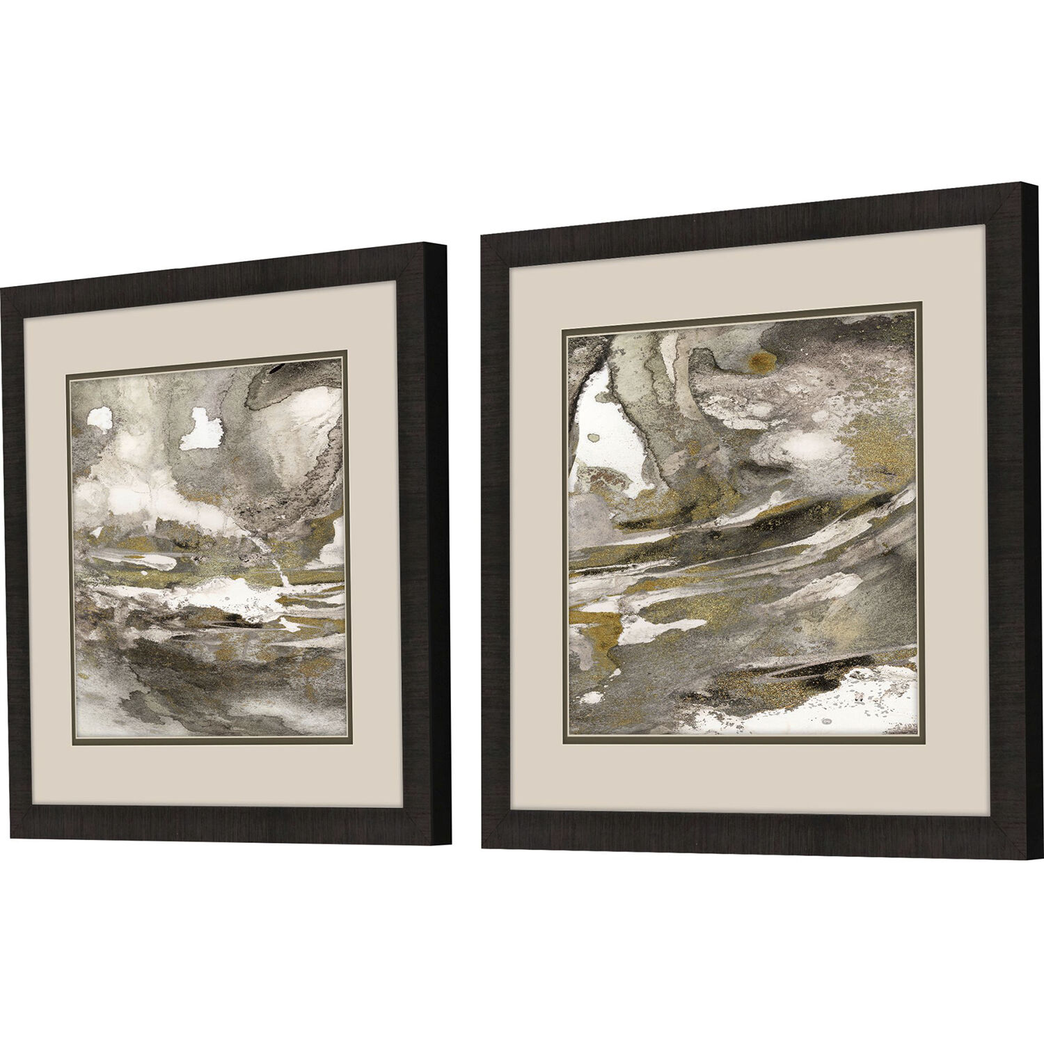 Urban Reflection Brown and Beige and Neutral and Gray Framed Art, Propac