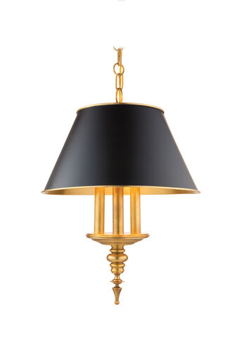 Cheshire 3 Light 15 inch Aged Brass Pendant Ceiling Light 