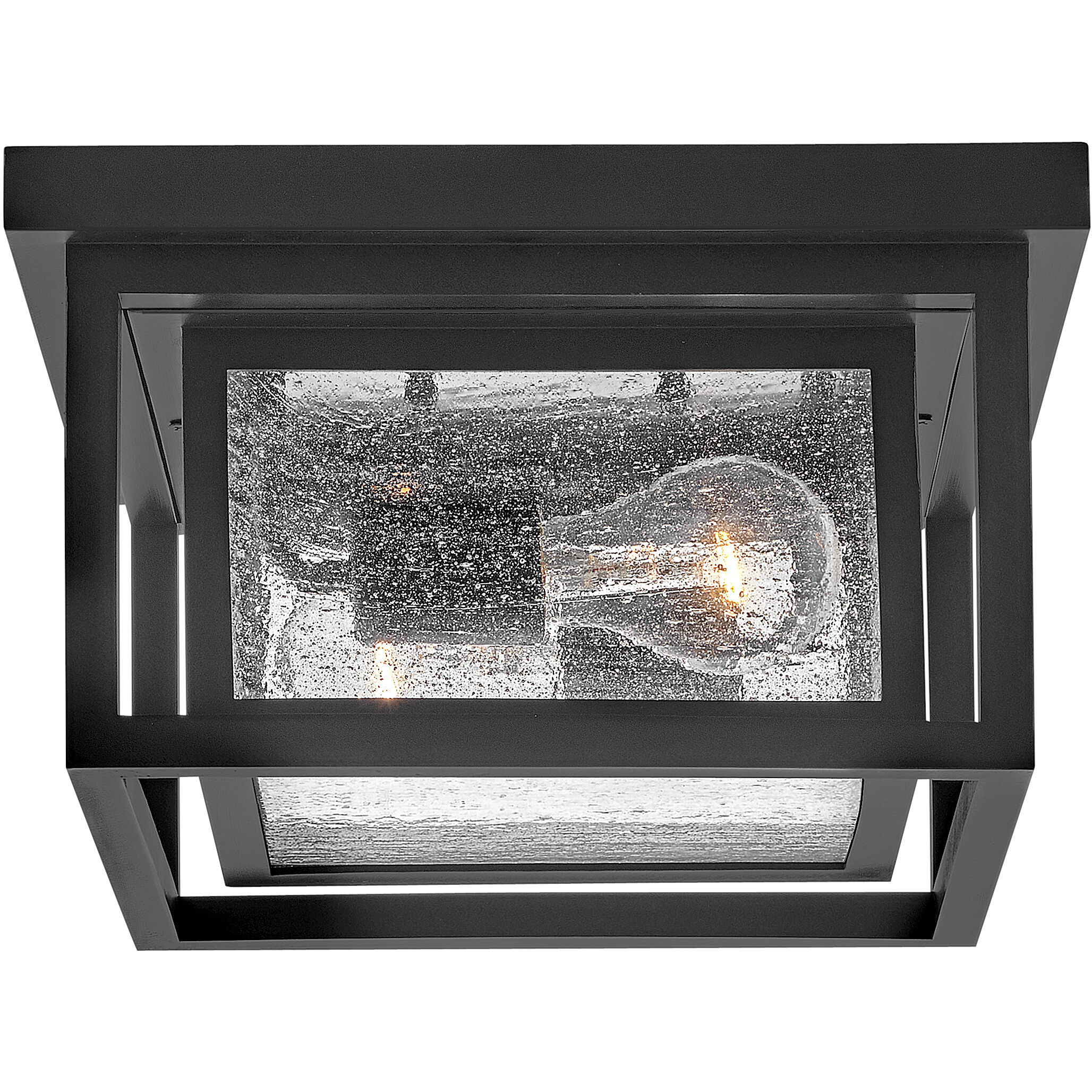 Coastal Elements Republic 11 inch Black Outdoor Flush Mount, Estate Series