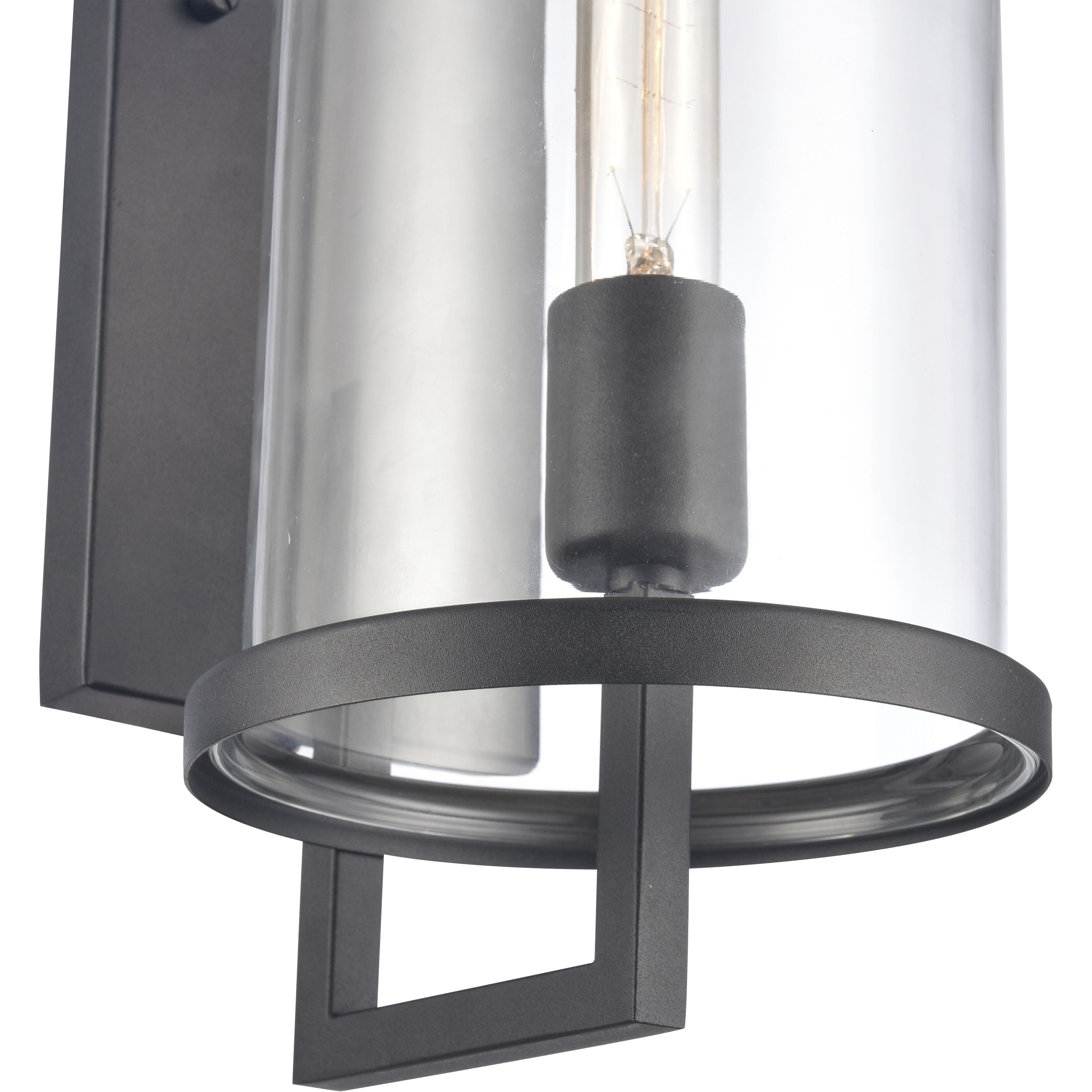 Hopkins 1 Light 17.75 inch Charcoal Outdoor Wall Sconce