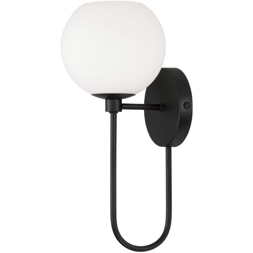 Ansley 1 Light 6.5 inch Matte Black Sconce Wall Light
