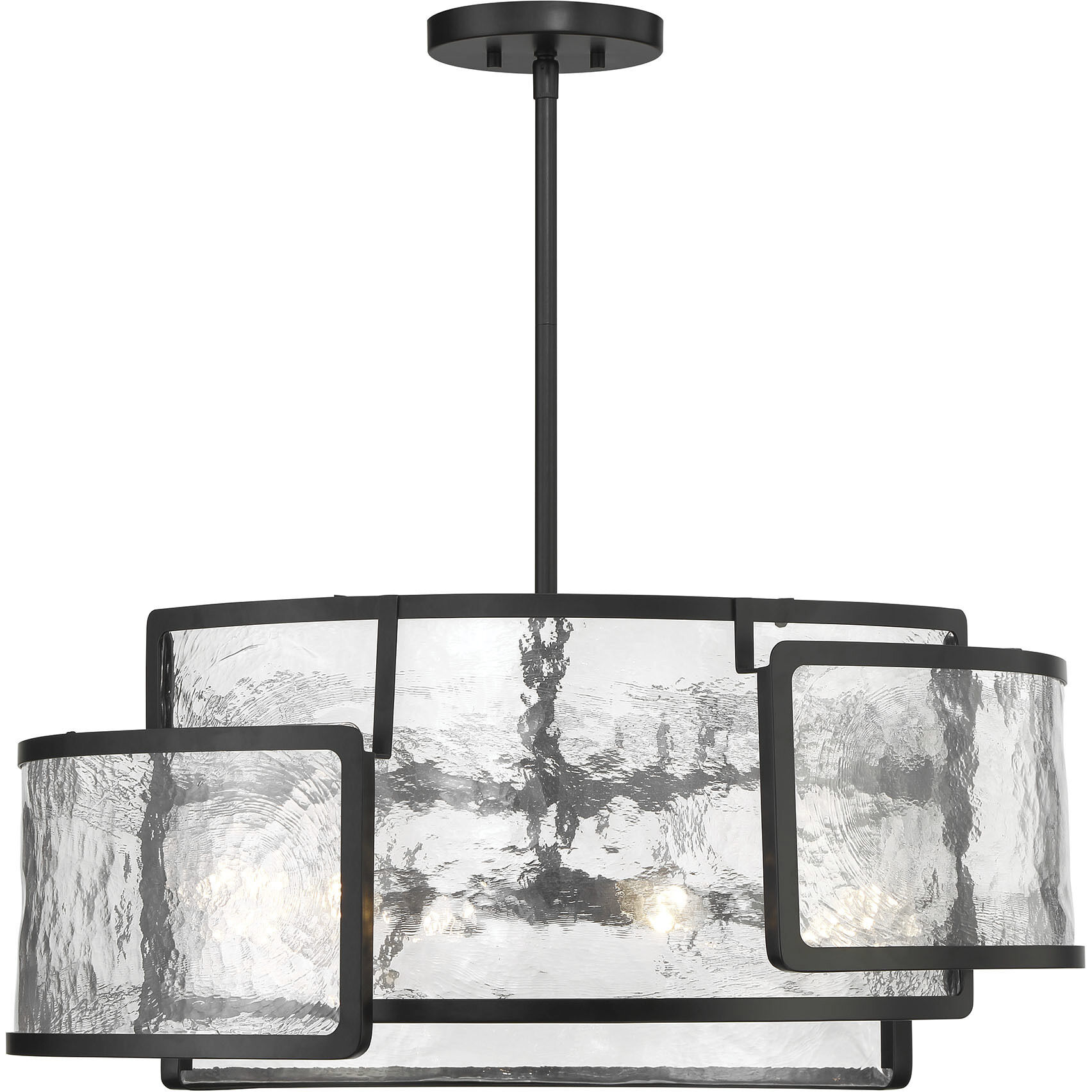 Bella Collina 6 Light 28 inch Coal Pendant Ceiling Light