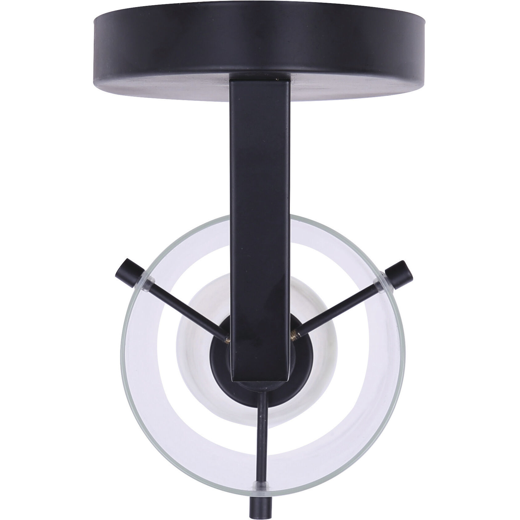 Madison 1 Light 7 inch Black Vanity Light Wall Light