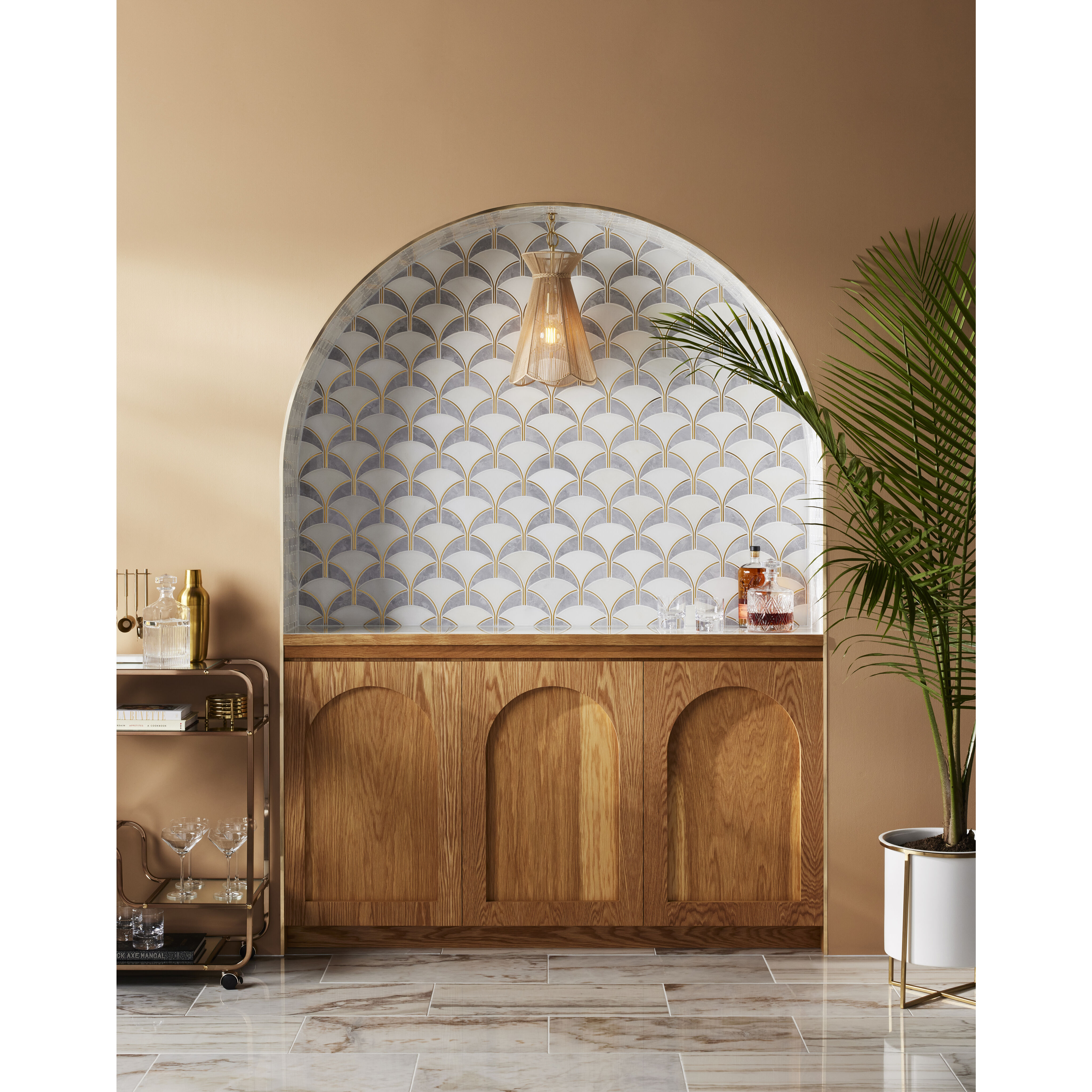 Aaliyah 1 Light 10 inch Aged Brass Pendant Ceiling Light