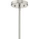 Mystic 1 Light 14 inch Brushed Nickel Pendant Ceiling Light in Burnished Nickel