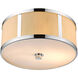 Butler 2 Light 16 inch Polished Chrome Flush Mount/Pendant Ceiling Light