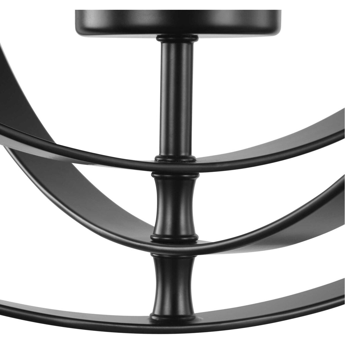 Equinox 5 Light Matte Black Pendant Ceiling Light