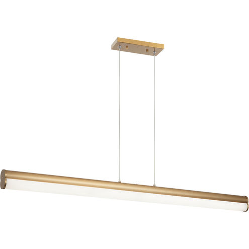 Junction LED 1.75 inch Aged Gold Brass Pendant Ceiling Light