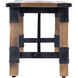 Masterson Wood & Metal Bench