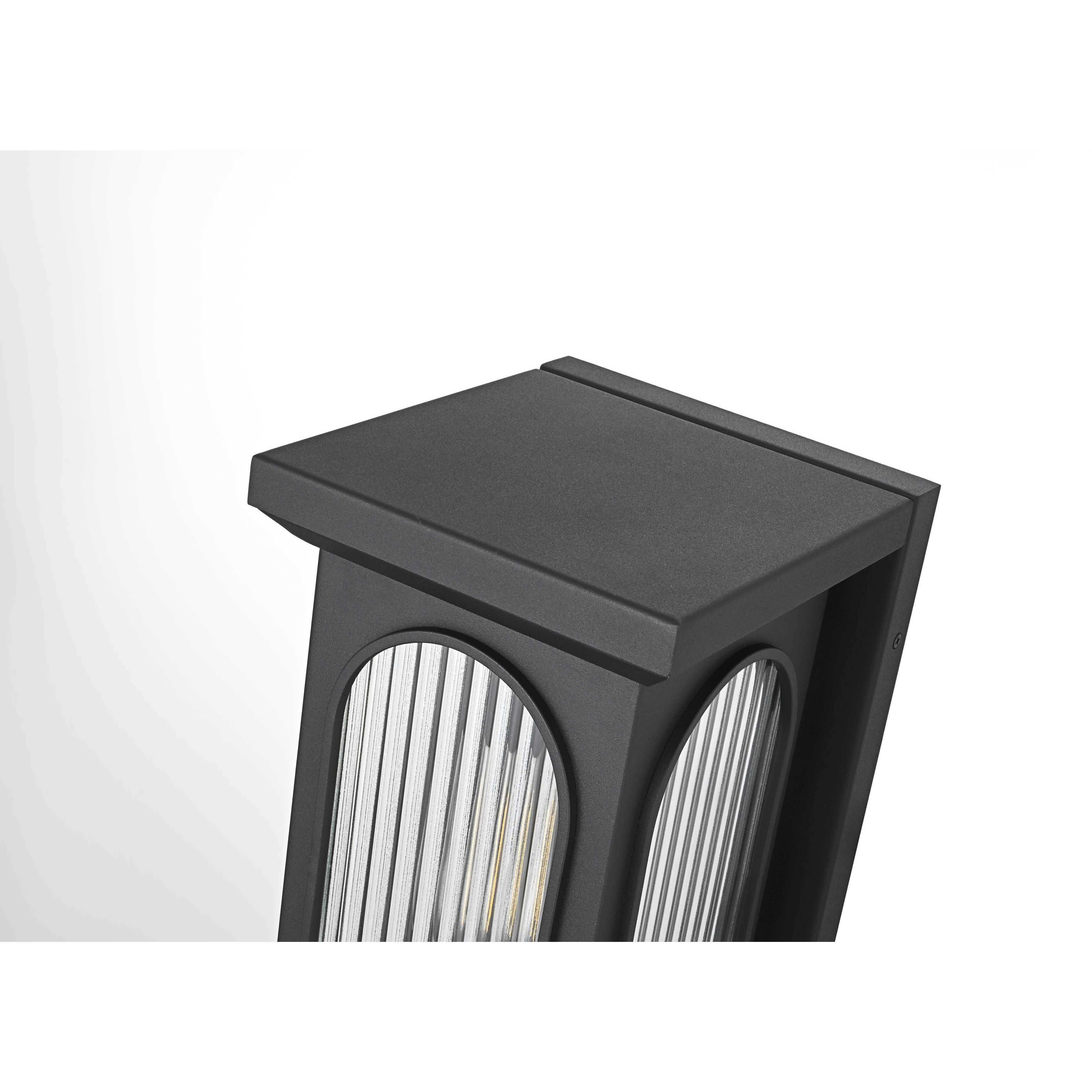 Sevyn 1 Light 14 inch Black Outdoor Wall Sconce