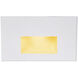 WAC 12V Step Light LED 1.5 inch White ADA Step and Wall Light in Amber, WAC Landscape