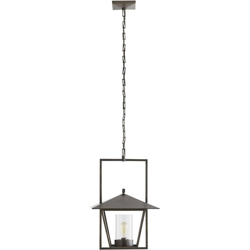 Temple 1 Light 19 inch Aged Bronze Pendant Ceiling Light, Ray Booth