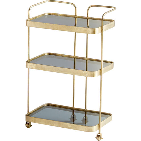 Taverna Antique Brass Bar Cart