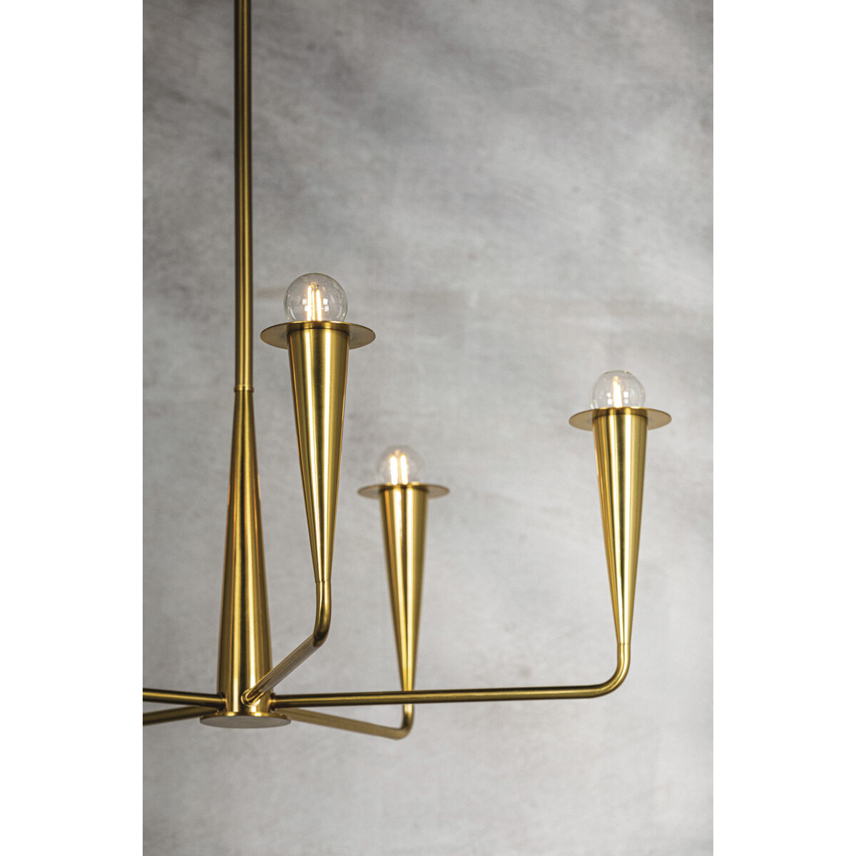 Danna 5 Light 29.75 inch Aged Brass Chandelier Ceiling Light