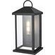 Neil 1 Light 14 inch Black Outdoor Wall Sconce