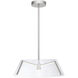 Cone LED 27 inch Brushed Nickel Linear Pendant Ceiling Light