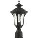 Oxford 1 Light 16 inch Textured Black Outdoor Post Top Lantern