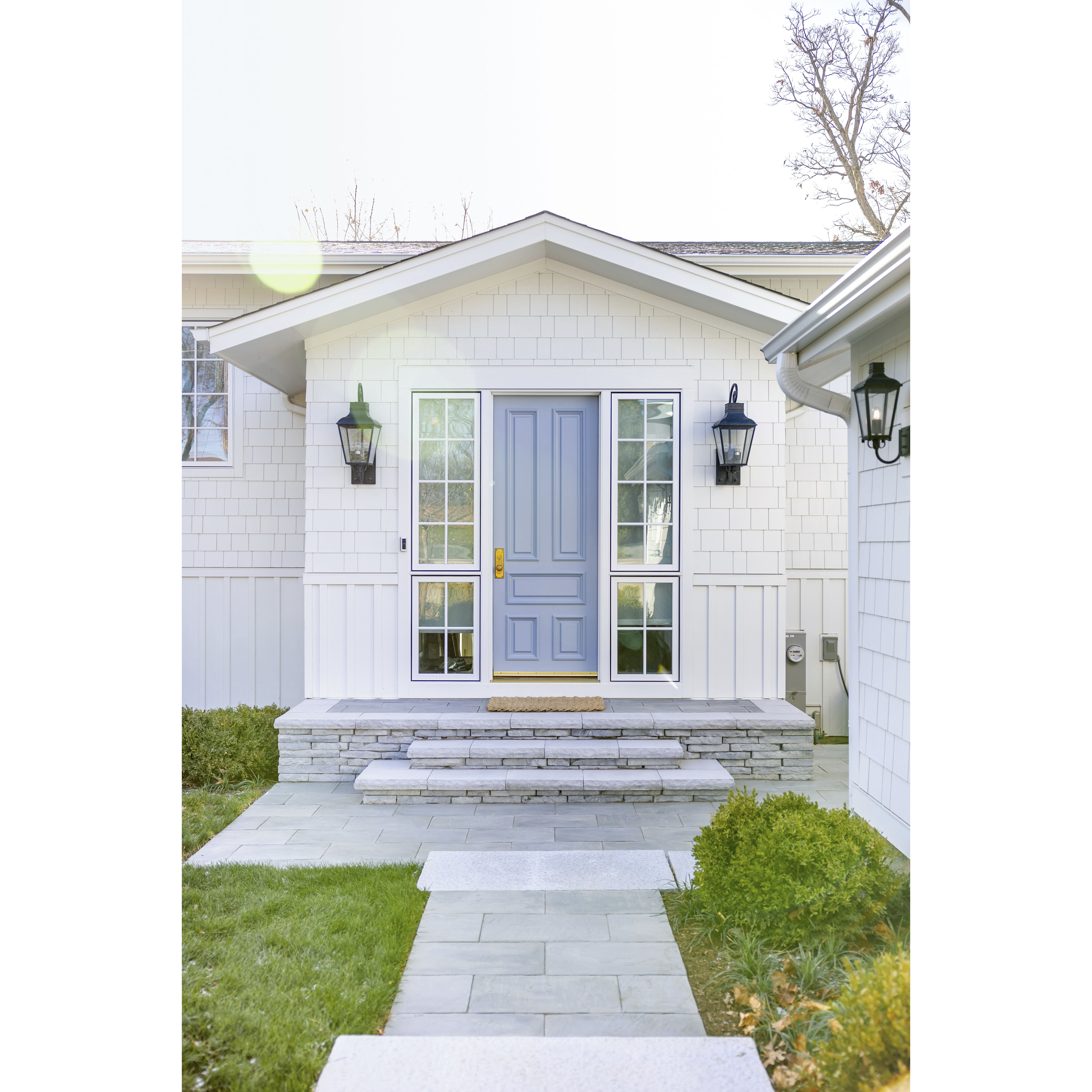 Dumont 3 Light 32.25 inch Graphite Outdoor Sconce