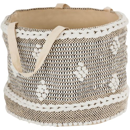 Fasan 15.75 X 12 inch Basket, Fabric Storage