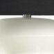 Logan 30 inch 100.00 watt Cream and Black and Clear Table Lamp Portable Light