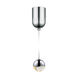 Grapes LED 3 inch Polished Chrome Pendant Ceiling Light in Clear Glass Lens
