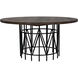 Silberman 60 X 60 inch Dark Walnut Dining Table