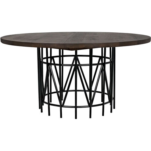 Silberman 60 X 60 inch Dark Walnut Dining Table