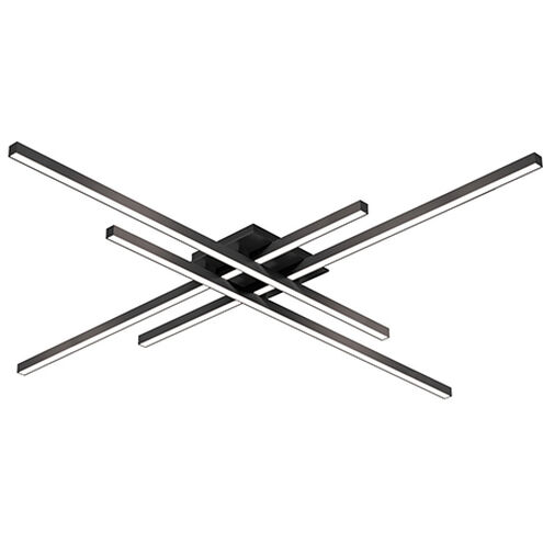 Vega Minor LED 46.5 inch Black Flush Mount Ceiling Light