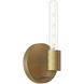 Alora Mood Claire 1 Light 5 inch Aged Gold Wall/Vanity Light Wall Light