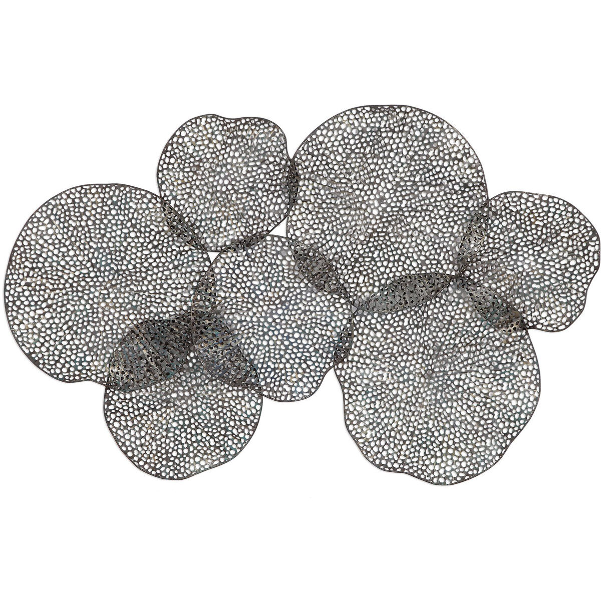 Ripley 47 X 26 inch Metal Leaf Wall Art