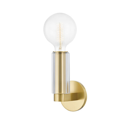 Gilbert 1 Light 5 inch Aged Brass Wall Sconce Wall Light