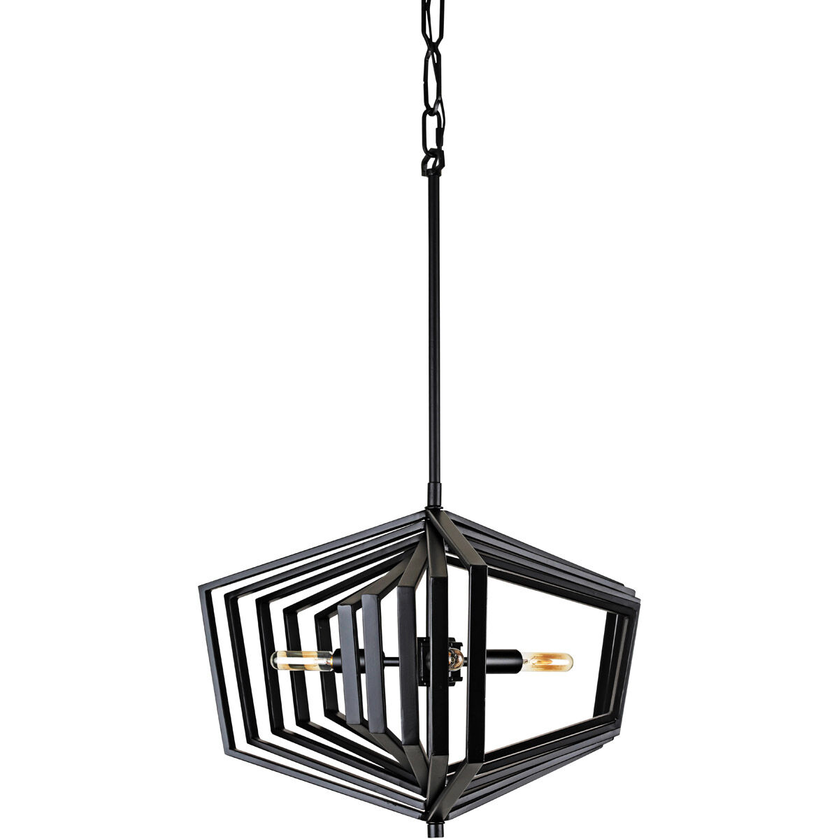 Gymnast 3 Light 20 inch Black Pendant Ceiling Light